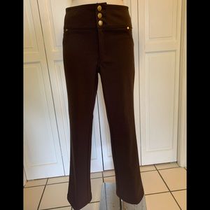 🌟Brown, high waisted, petit pants